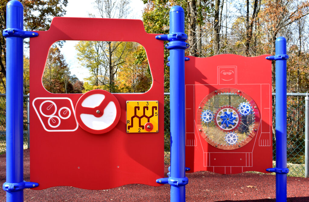 Interactive playground equipment