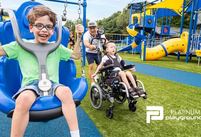 Accessible playground equipment